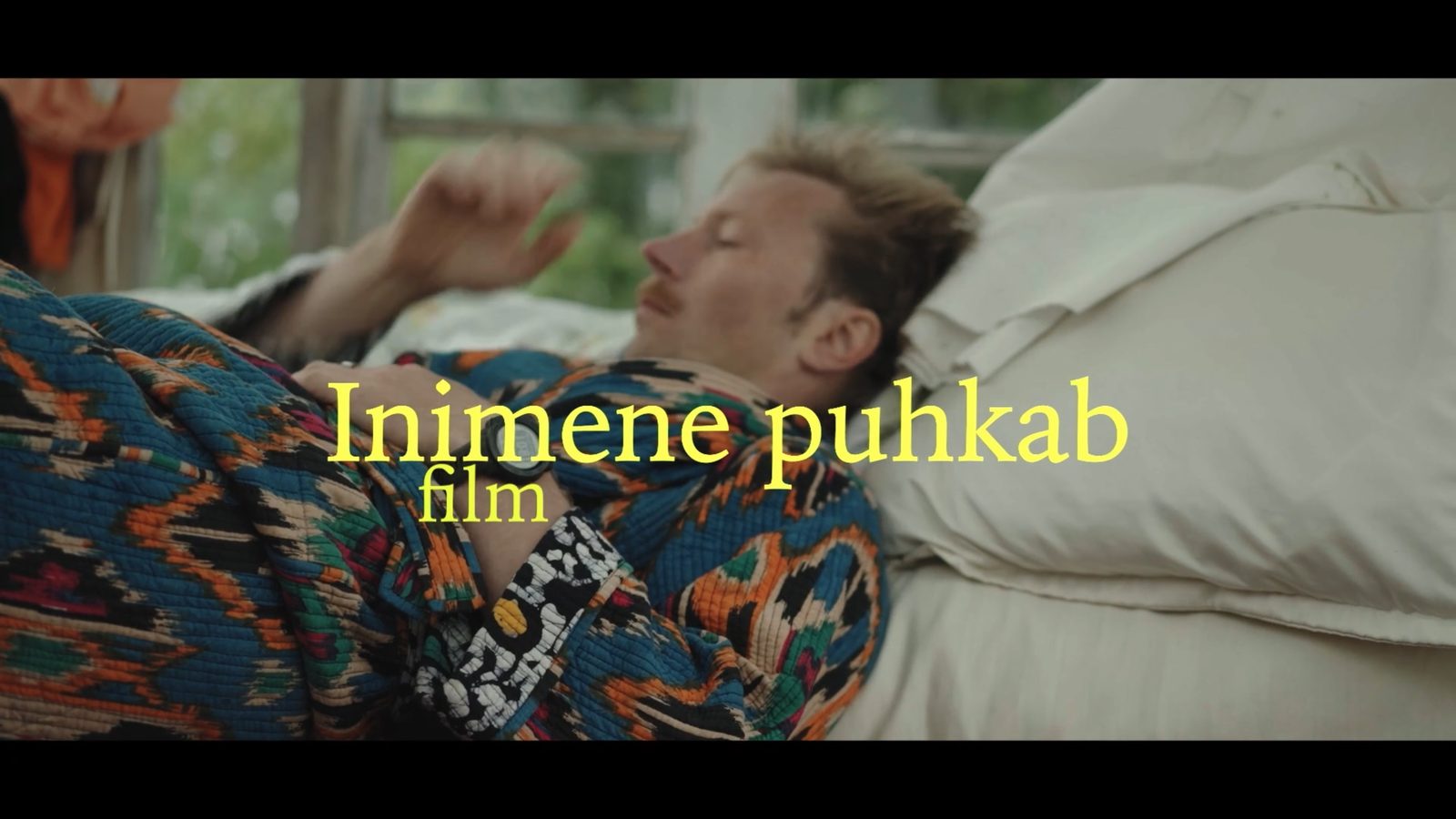 Inimene puhkab